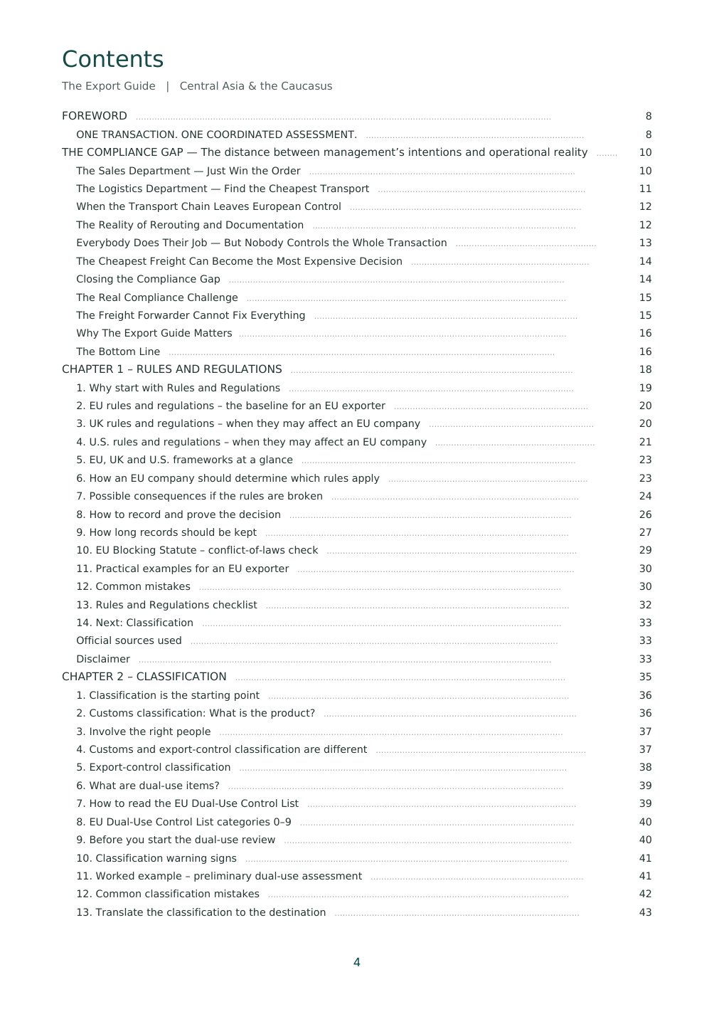 The Export Guide – page 4