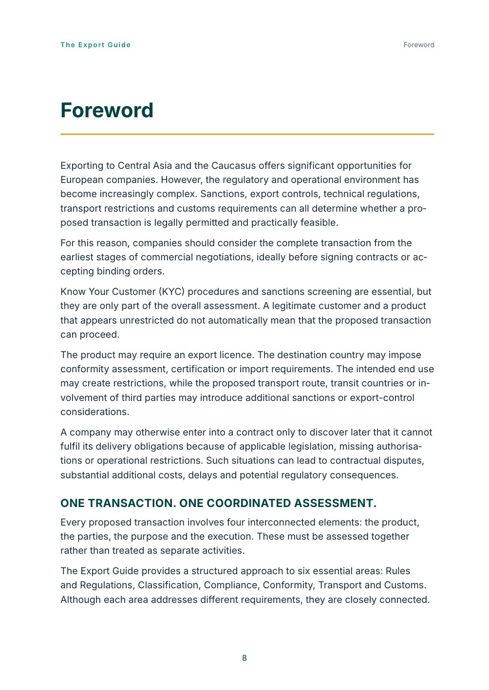 The Export Guide – page 8