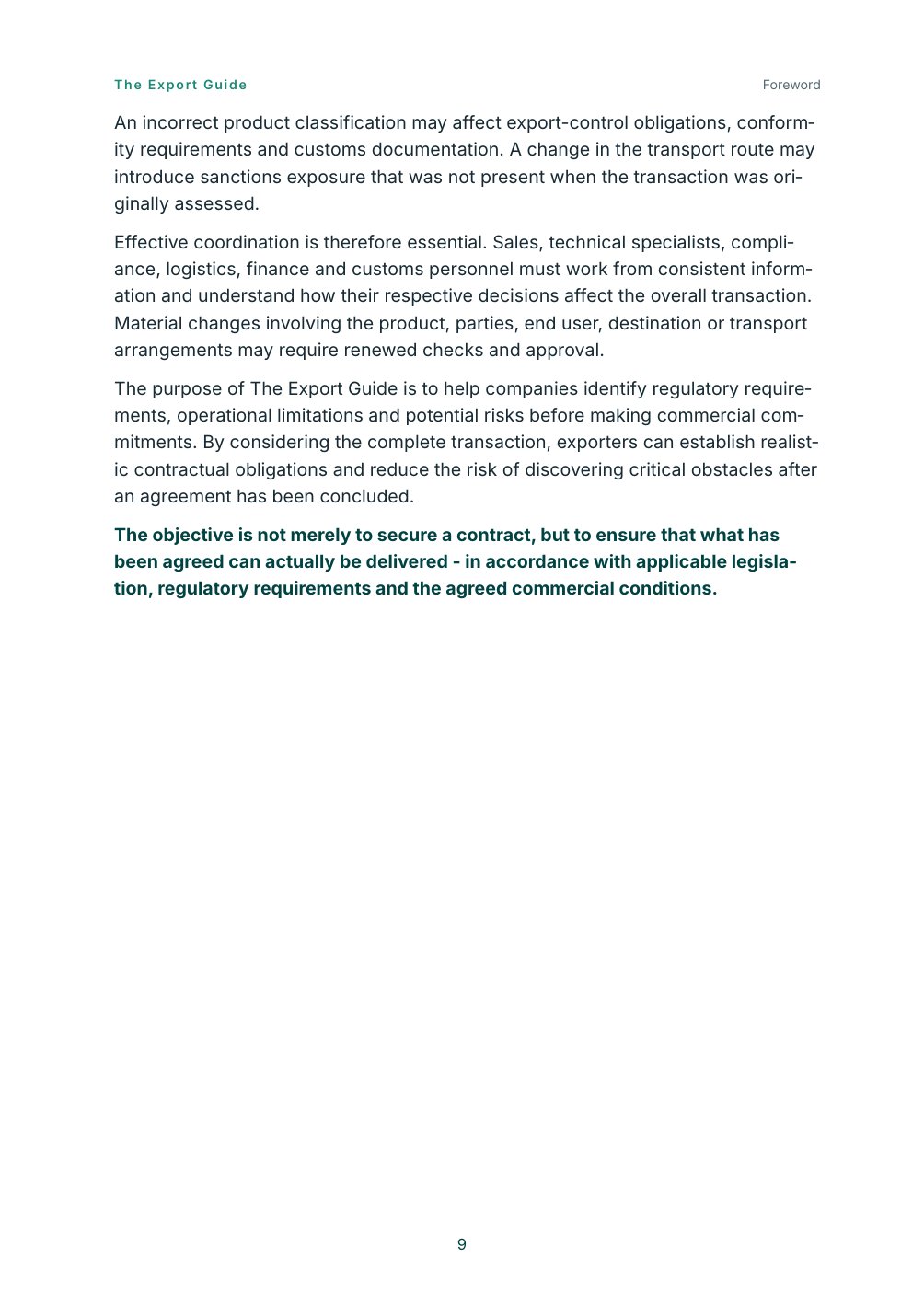 The Export Guide – page 9